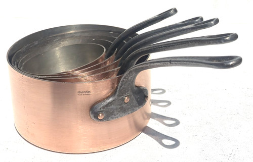 Set padelle rame - in, francese